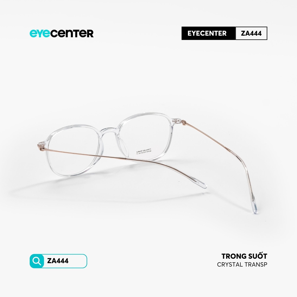 [ZA444] Gọng kính cận nữ chất liệu nhựa phối Titanium siêu nhẹ chống gỉ by Eye Center Vietnam