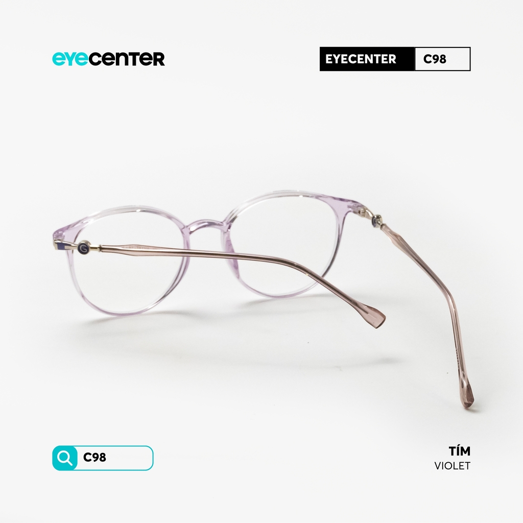 [C98] Gọng kính cận kim loại nam nữ EYECENTER lõi thép chống gãy by Eye Center Vietnam