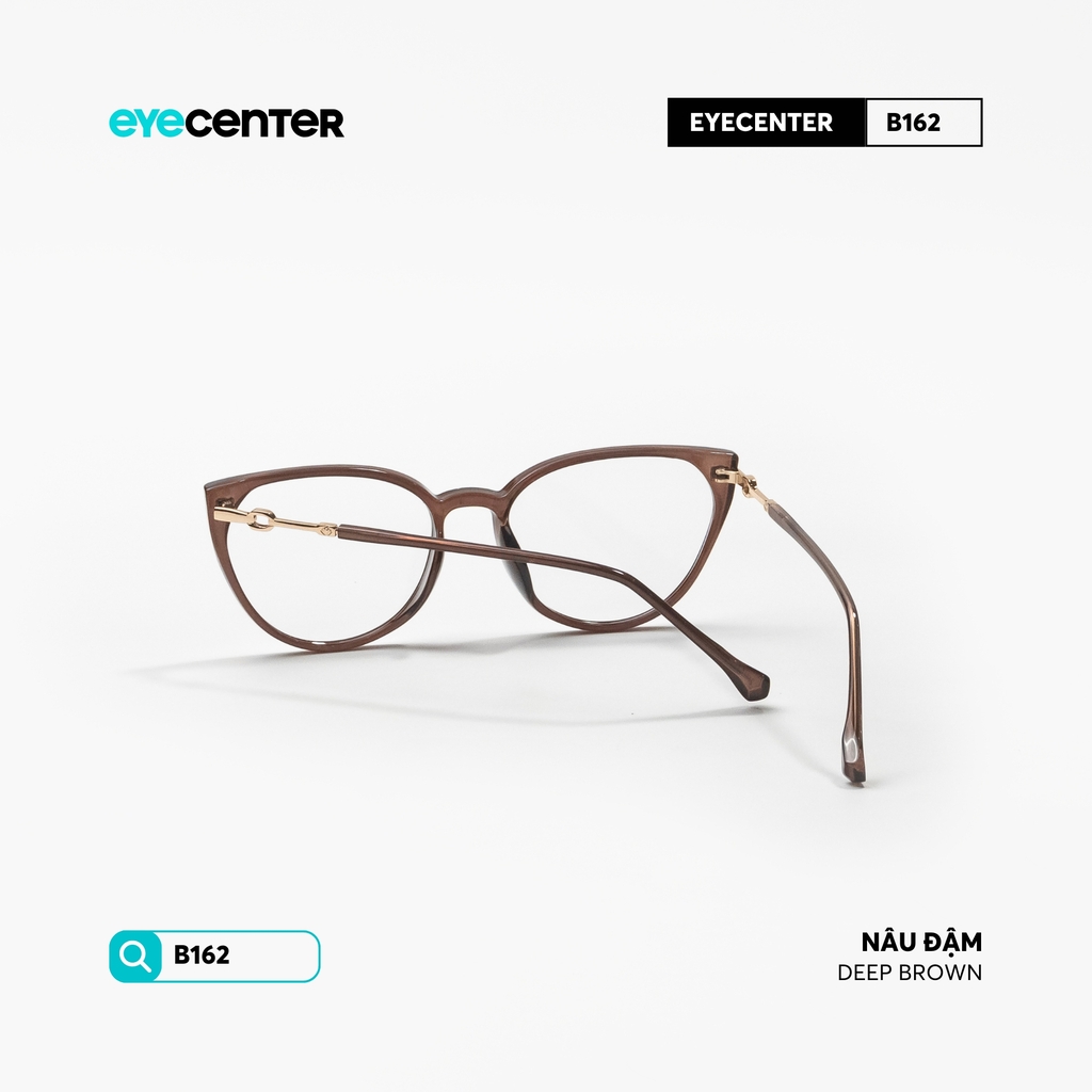 [B162] Gọng kính cận mắt mèo nữ chính hãng STUDIO MUKU chất liệu nhựa phối kim loại by Eye Center Vietnam