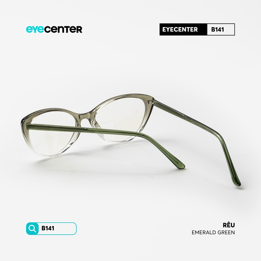 [B141] Gọng kính cận mắt mèo nữ STUDIO MUKU lõi thép chống gãy by Eye Center Vietnam