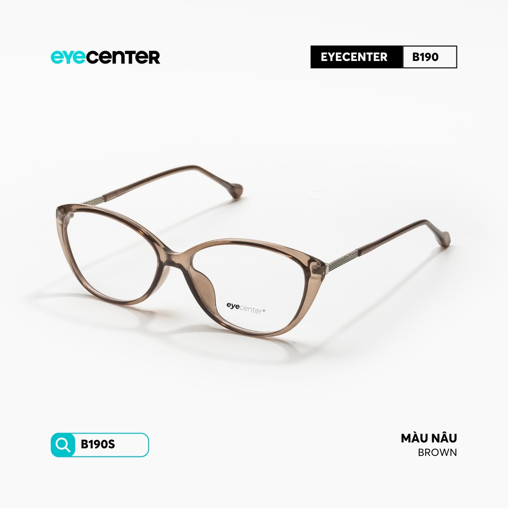 [B190] Gọng kính cận nam nữ chính hãng chất liệu nhựa siêu nhẹ by Eye Center Vietnam