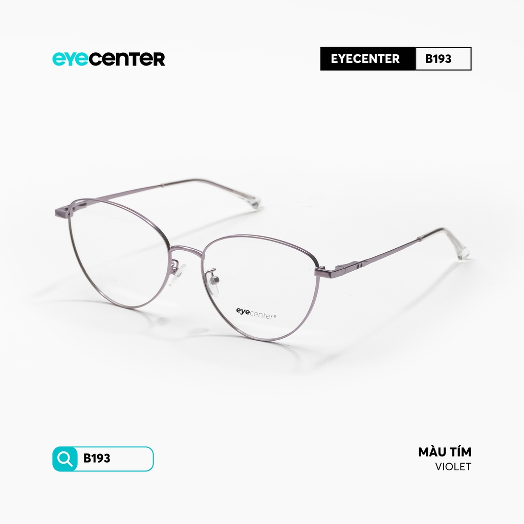 [B193] Gọng kính cận nữ chính hãng STUDIO MUKU kim loại chống gỉ by Eye Center Vietnam