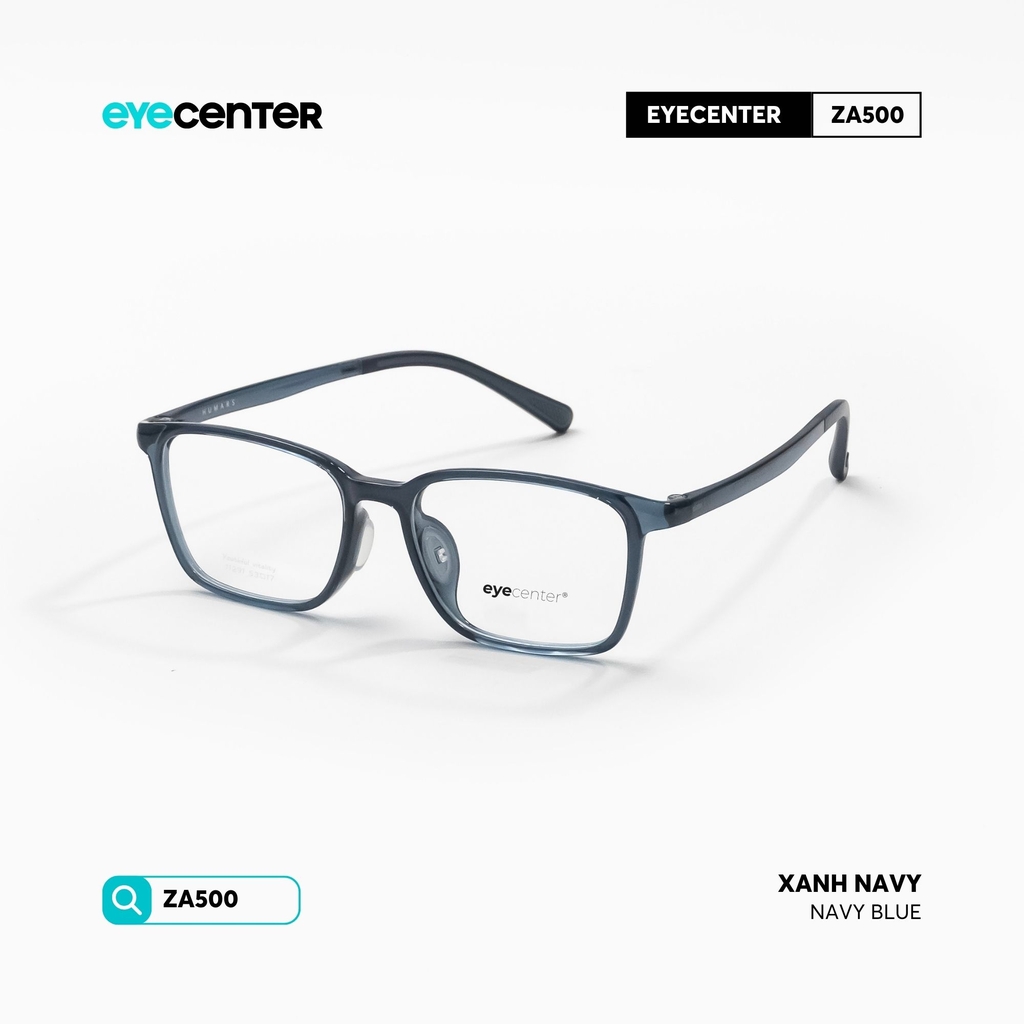 [ZA500] Gọng kính cận nam nữ chất liệu nhựa siêu nhẹ nhiều màu by Eye Center Vietnam