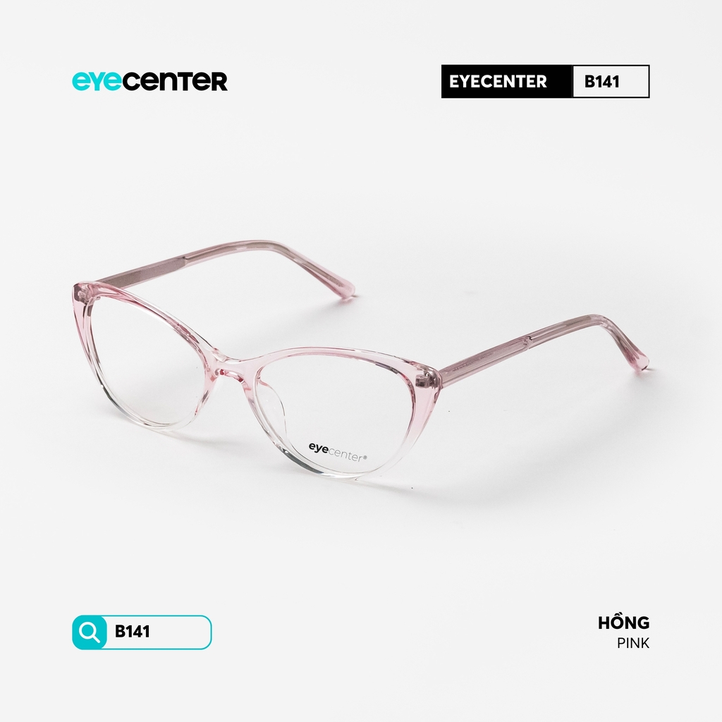 [B141] Gọng kính cận mắt mèo nữ STUDIO MUKU lõi thép chống gãy by Eye Center Vietnam