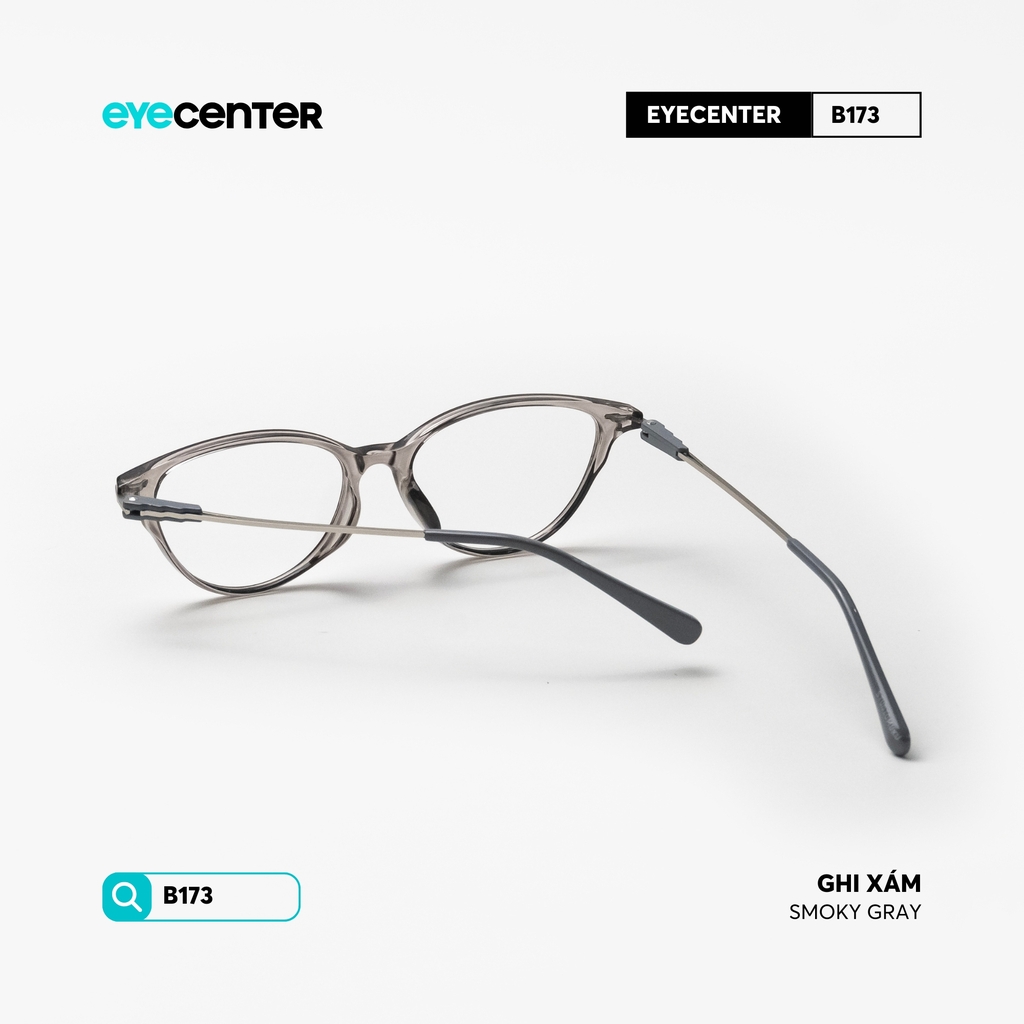 [B173] Gọng kính cận mắt mèo nữ chất liệu nhựa phối kim loại by Eye Center Vietnam