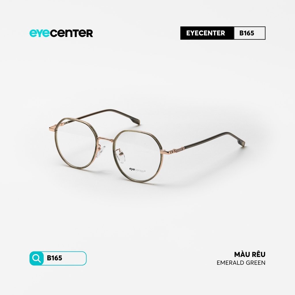 [B165] Gọng kính cận nam nữ chất liệu kim loại chống gỉ by Eye Center Vietnam