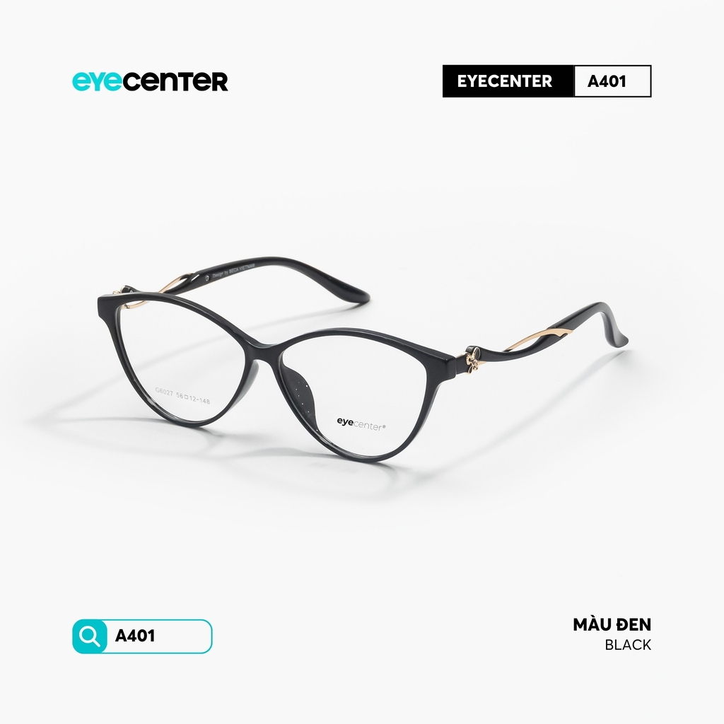 [VA401] Gọng kính cận nữ dáng mắt mèo chất liệu nhựa siêu nhẹ by Eye Center Vietnam
