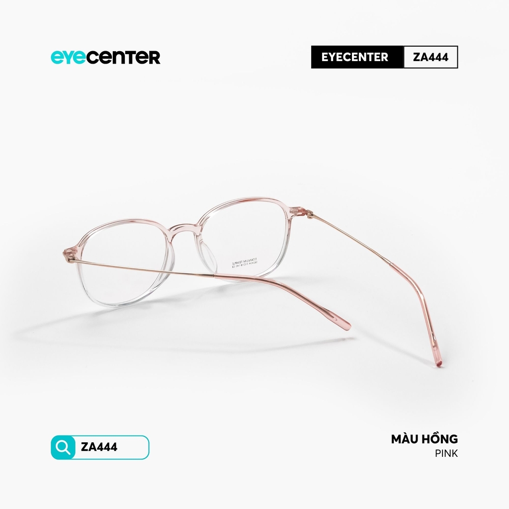 [ZA444] Gọng kính cận nữ chất liệu nhựa phối Titanium siêu nhẹ chống gỉ by Eye Center Vietnam