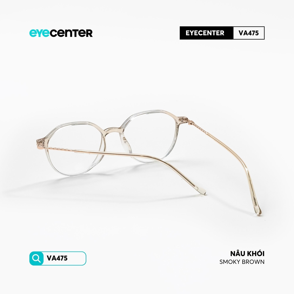 [VA475] Gọng kính cận nam nữ chất liệu nhựa phối kim loại chống gỉ by Eye Center Vietnam