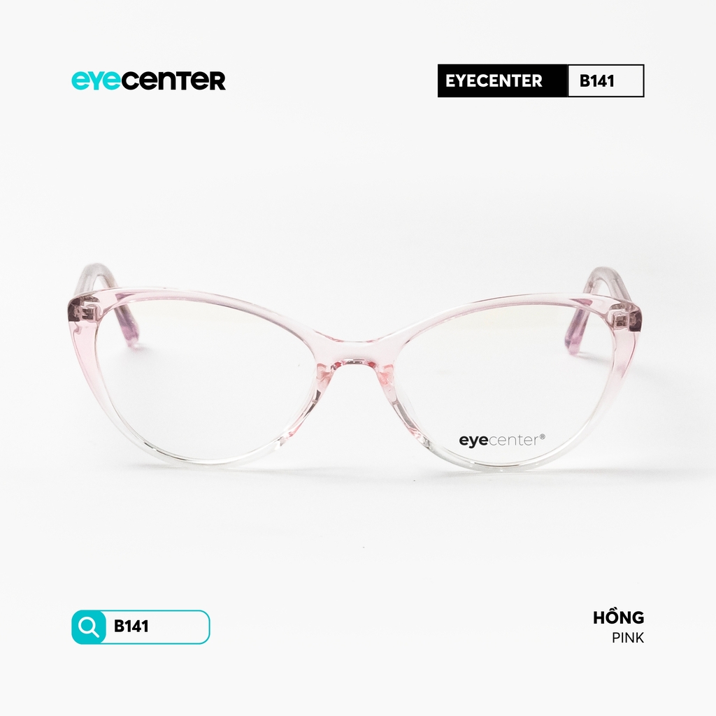 [B141] Gọng kính cận mắt mèo nữ STUDIO MUKU lõi thép chống gãy by Eye Center Vietnam