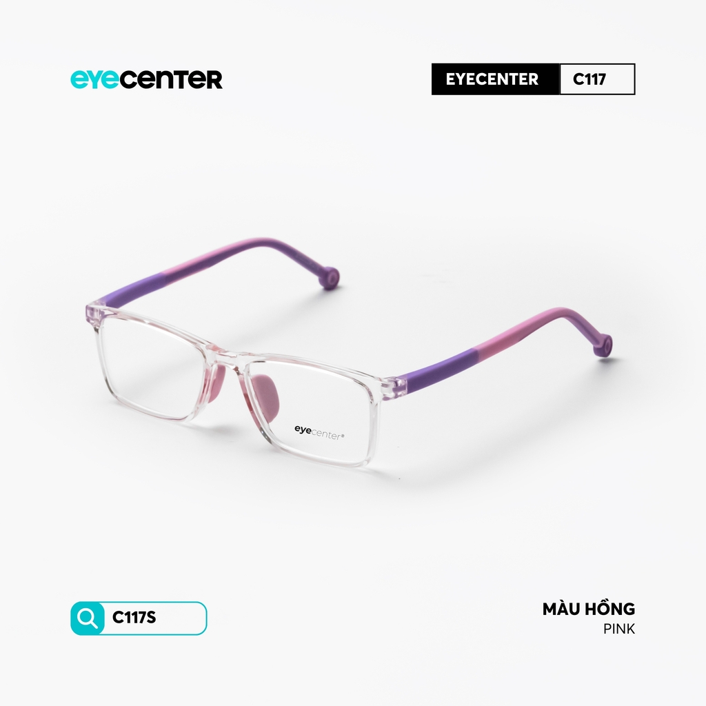 [C117] Gọng kính mắt trẻ em nhựa dẻo chống gãy siêu nhẹ nhiều màu by Eye Center Vietnam