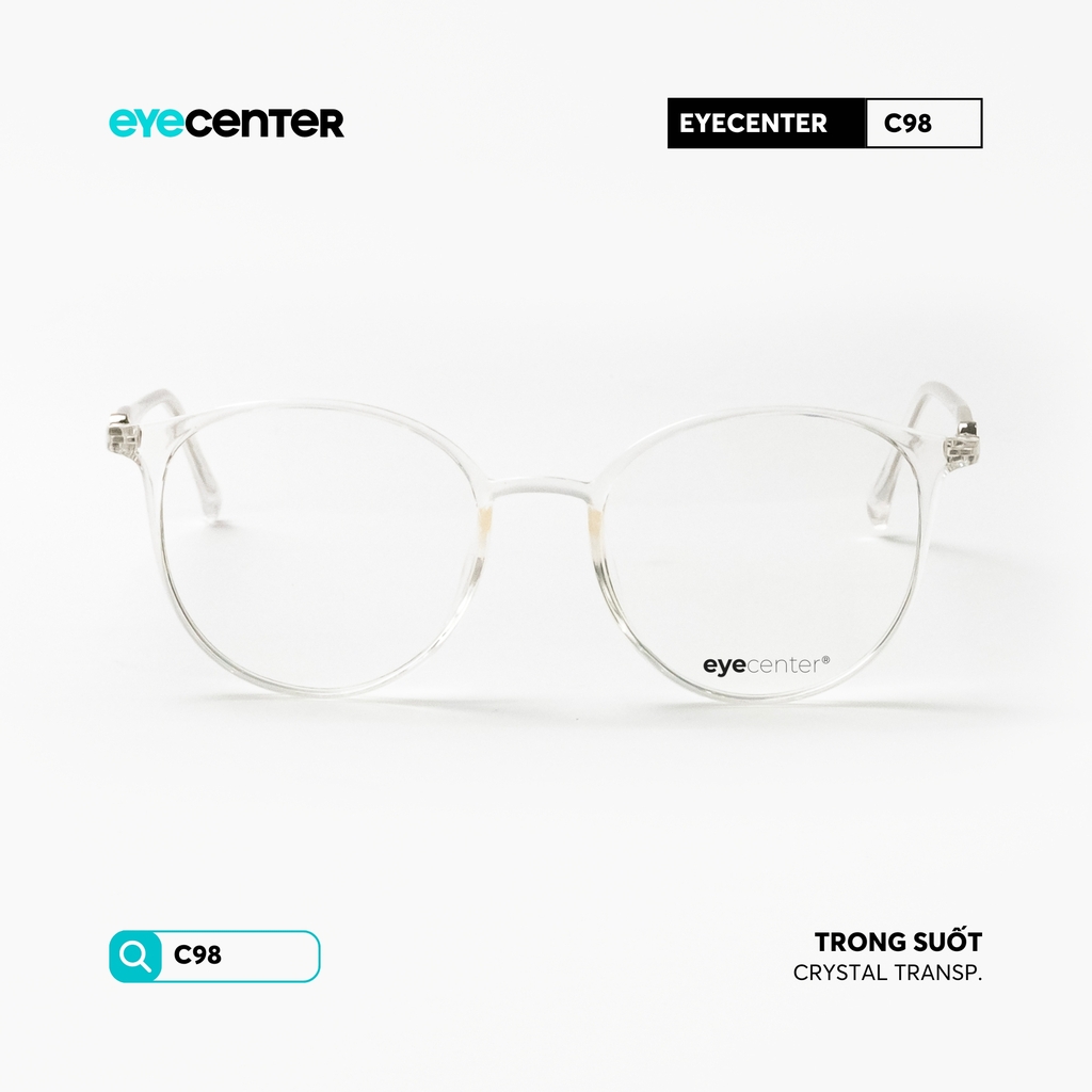 [C98] Gọng kính cận kim loại nam nữ EYECENTER lõi thép chống gãy by Eye Center Vietnam