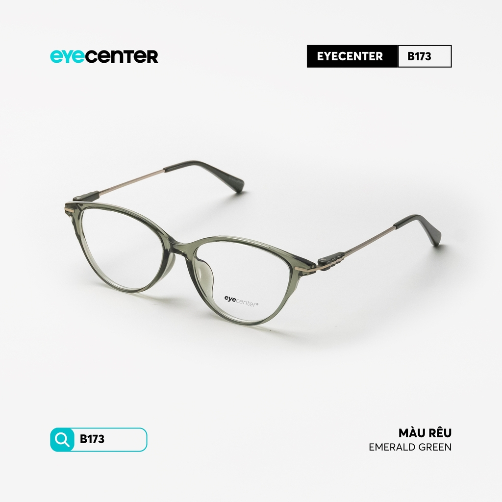 [B173] Gọng kính cận mắt mèo nữ chất liệu nhựa phối kim loại by Eye Center Vietnam