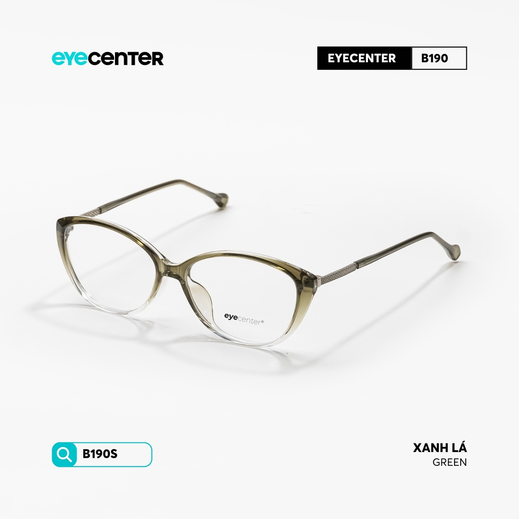 [B190] Gọng kính cận nam nữ chính hãng chất liệu nhựa siêu nhẹ by Eye Center Vietnam