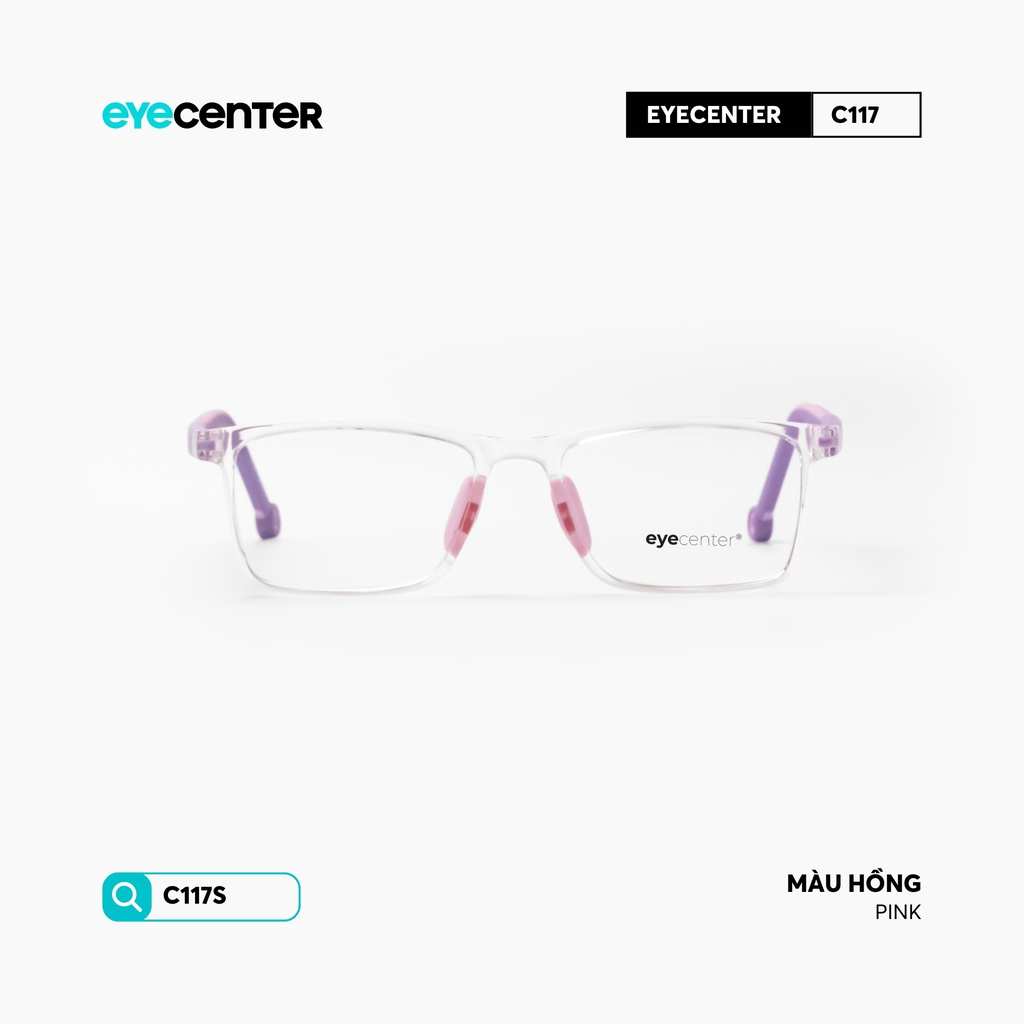 [C117] Gọng kính mắt trẻ em nhựa dẻo chống gãy siêu nhẹ nhiều màu by Eye Center Vietnam