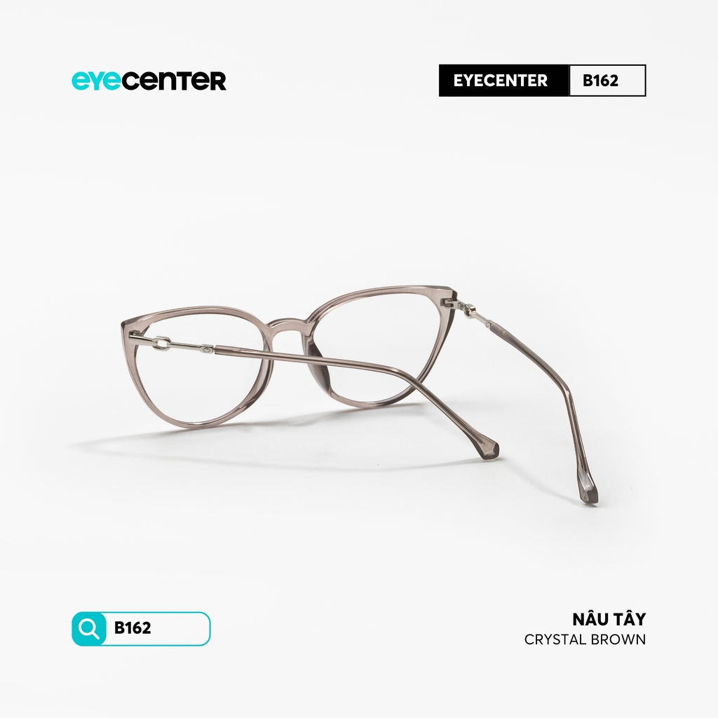[B162] Gọng kính cận mắt mèo nữ chính hãng STUDIO MUKU chất liệu nhựa phối kim loại by Eye Center Vietnam