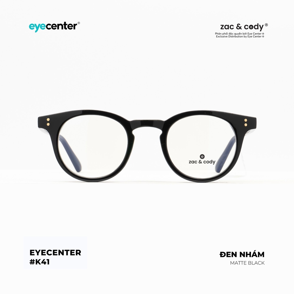 [K41] [8010 = 2129] Gọng kính cận nam nữ  chính hãng EYECENTER gọng nhựa chống gãy  K8010 by Eye Center Vietnam