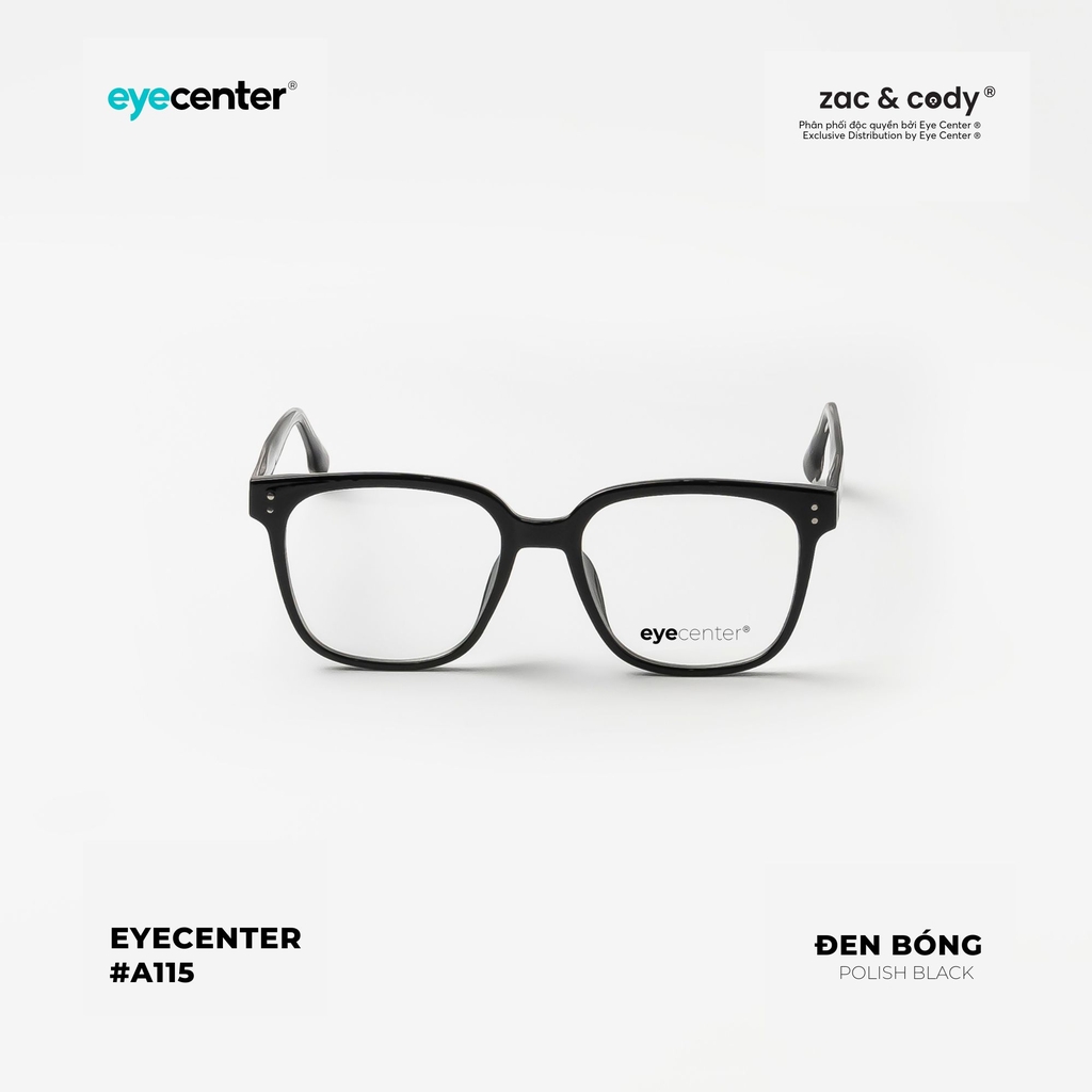 [A115]  Gọng kính cận nam nữ chính hãng ZAC & CODY 9119 by Eye Center Vietnam