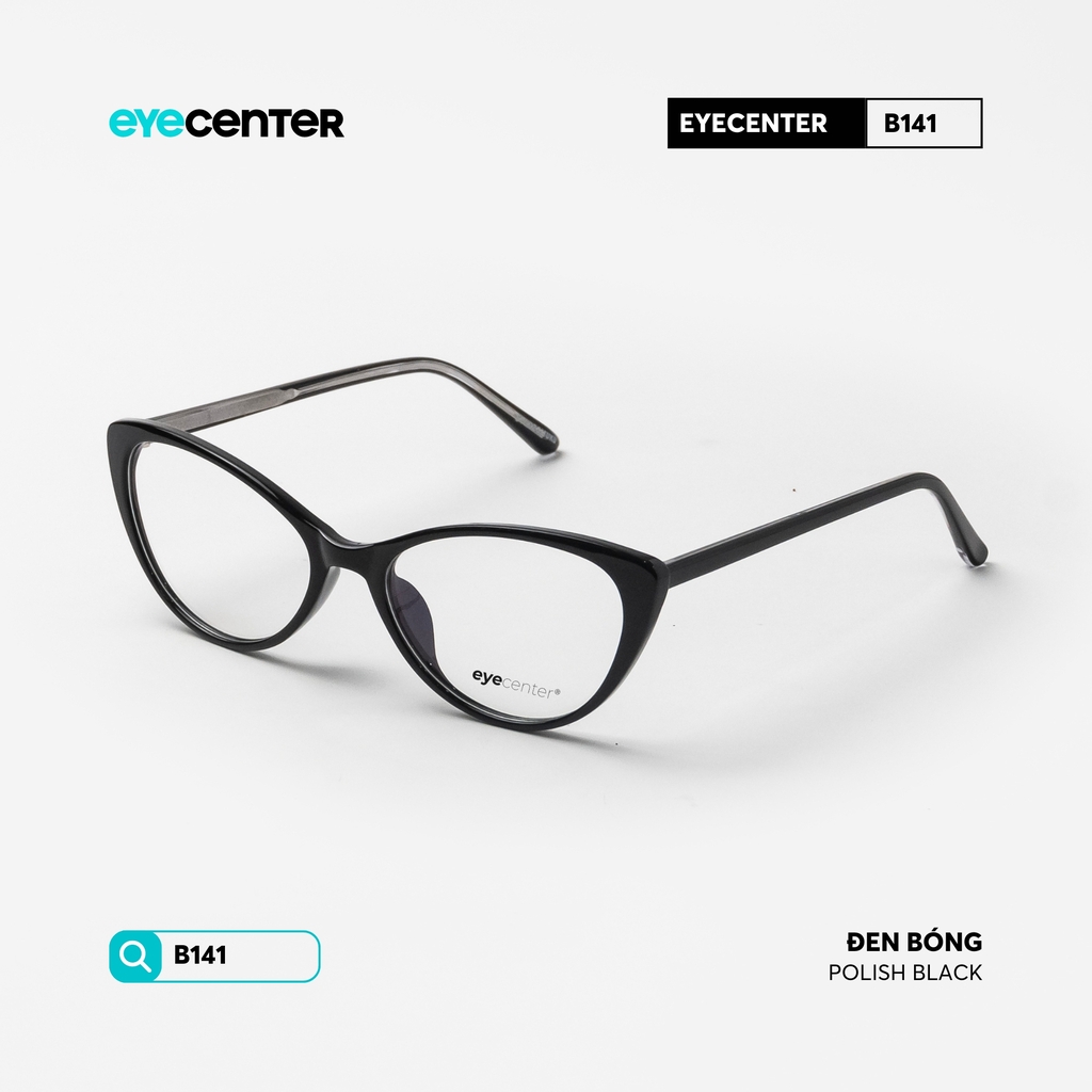 [B141] Gọng kính cận mắt mèo nữ STUDIO MUKU lõi thép chống gãy by Eye Center Vietnam