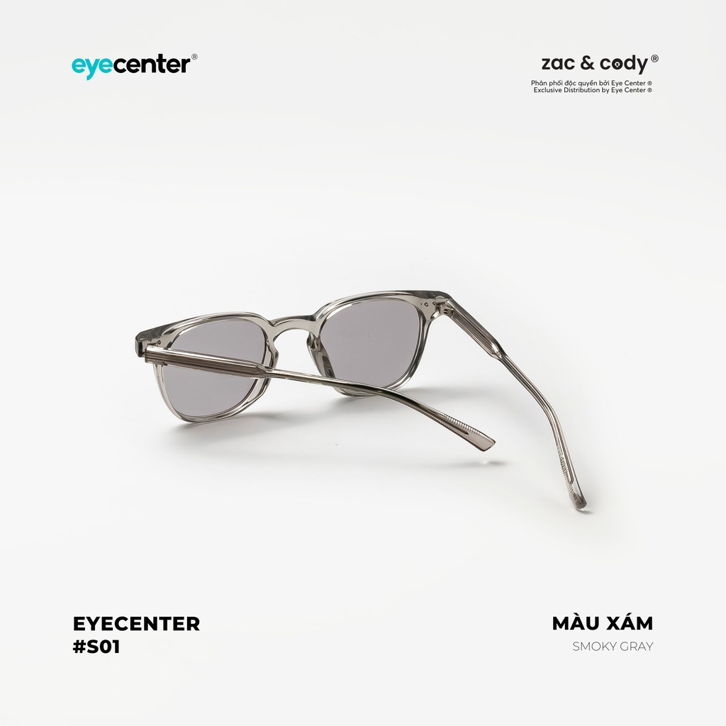 [S01] Kính mát Crystal UV chính hãng Zac & Cody S01 ZC TR3105 - 749