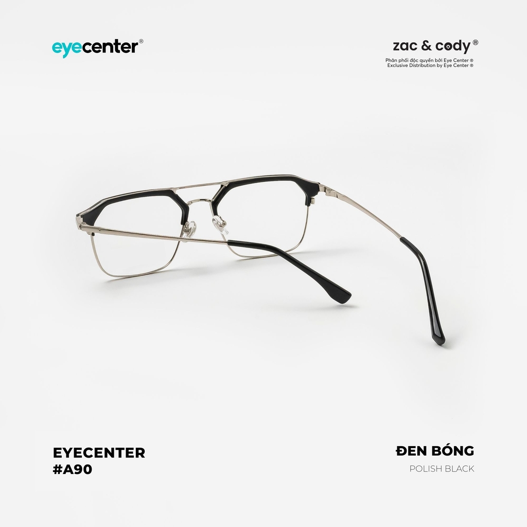 [B104] [2295 - 68087 - 9376] Gọng kính cận nam nữ chính hãng EYECENTER nhựa phối kim loại 2295  by Eye Center Vietnam