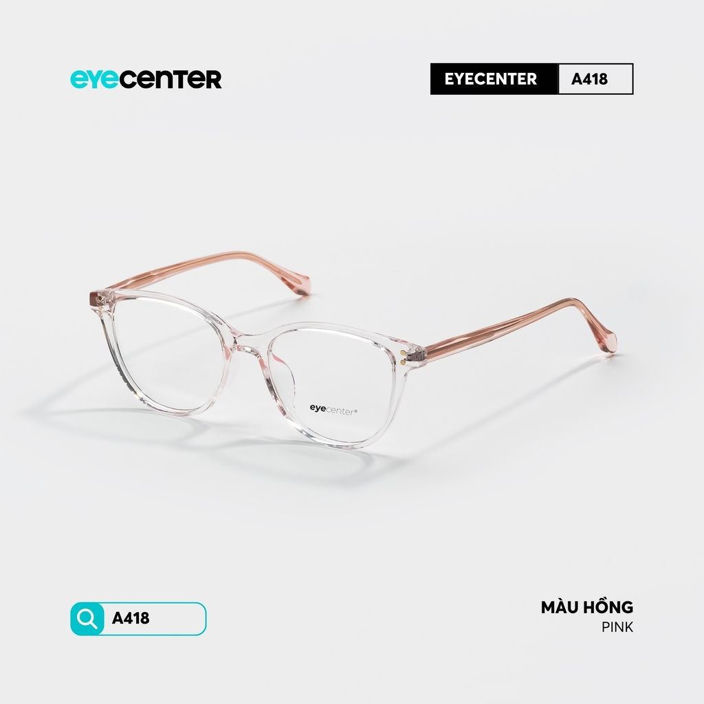 [VA418] Gọng kính cận nam nữ chất liệu nhựa lõi thép chống gãy by Eye Center Vietnam