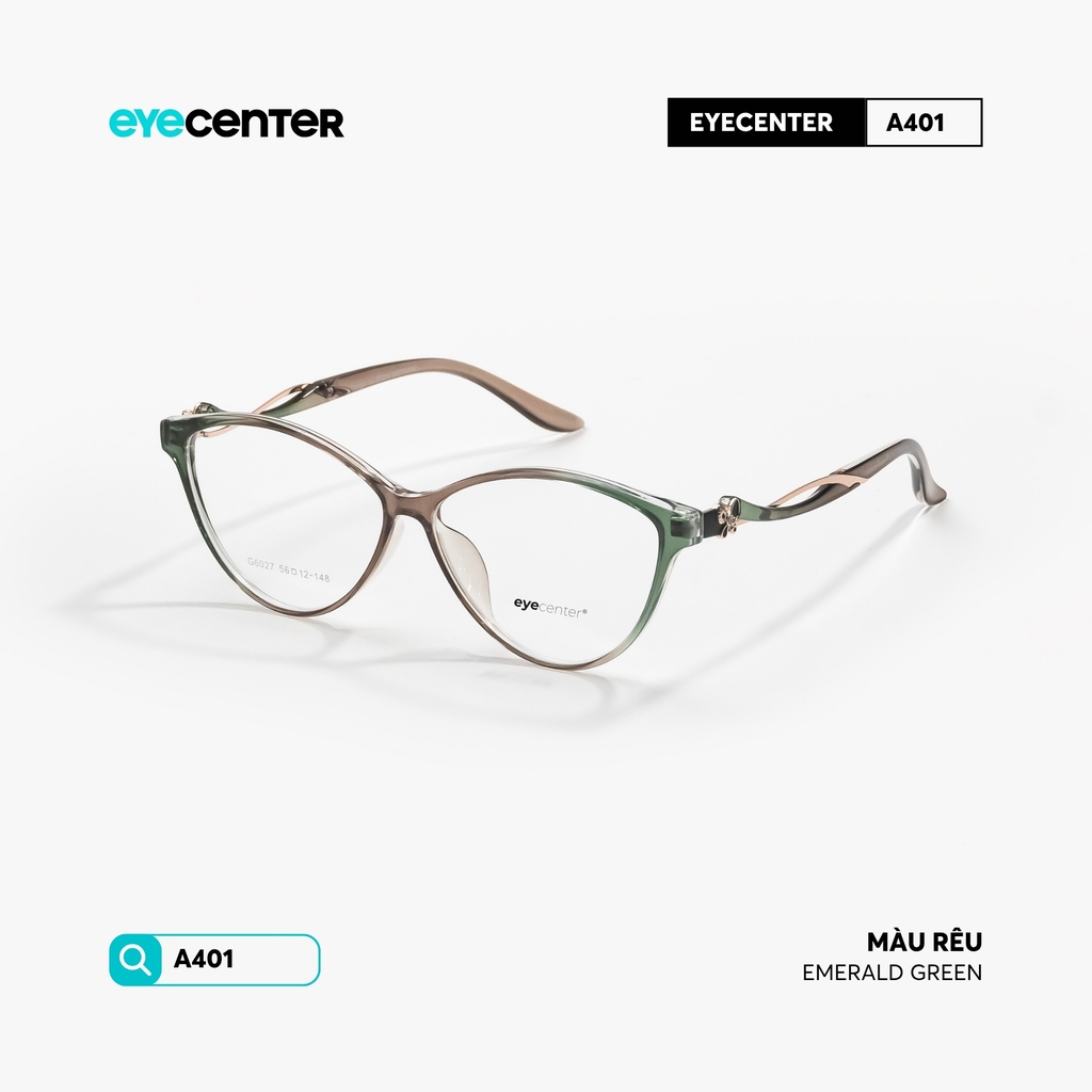 [VA401] Gọng kính cận nữ dáng mắt mèo chất liệu nhựa siêu nhẹ by Eye Center Vietnam