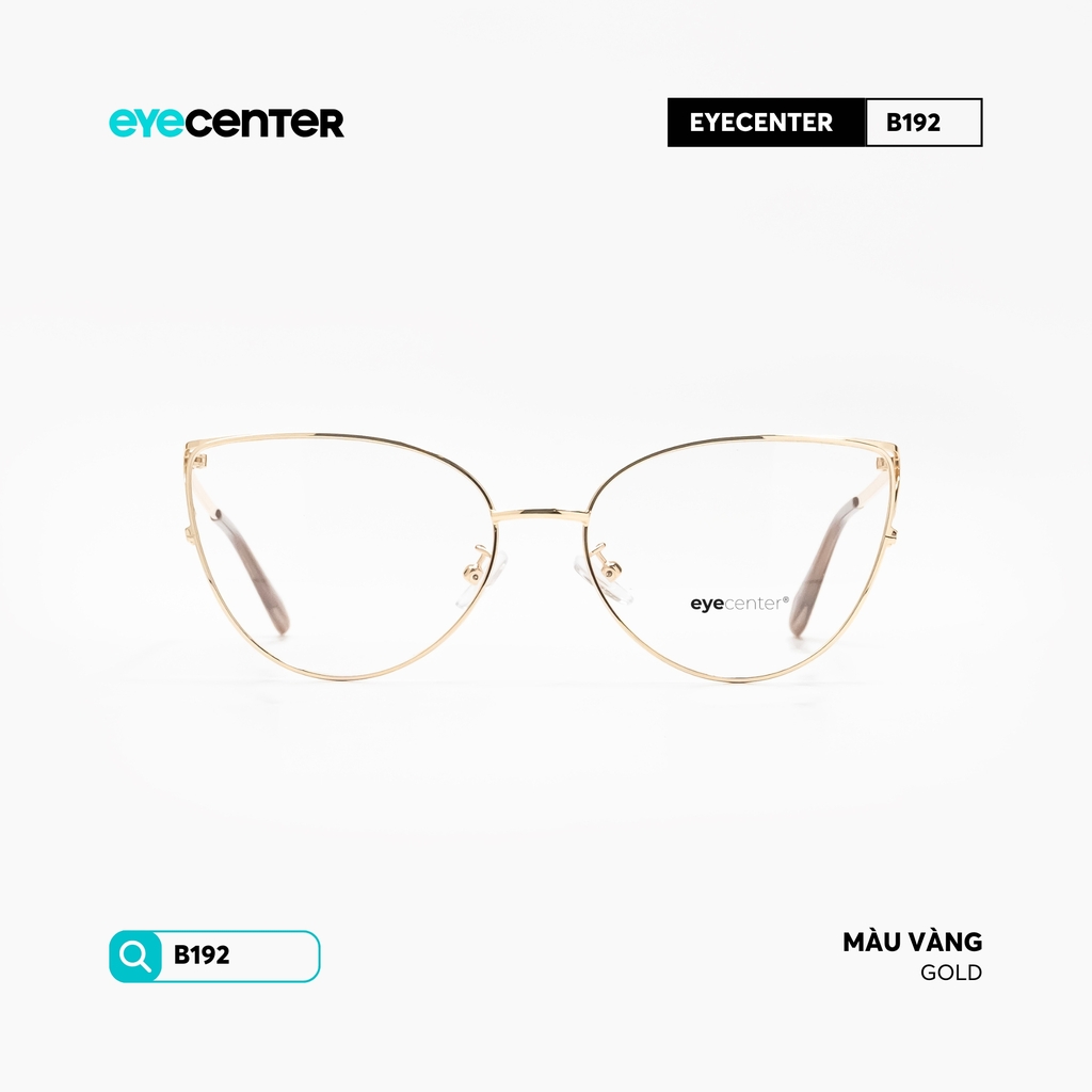 [B192] Gọng kính cận nữ chính hãng STUDIO MUKU kim loại chống gỉ by Eye Center Vietnam