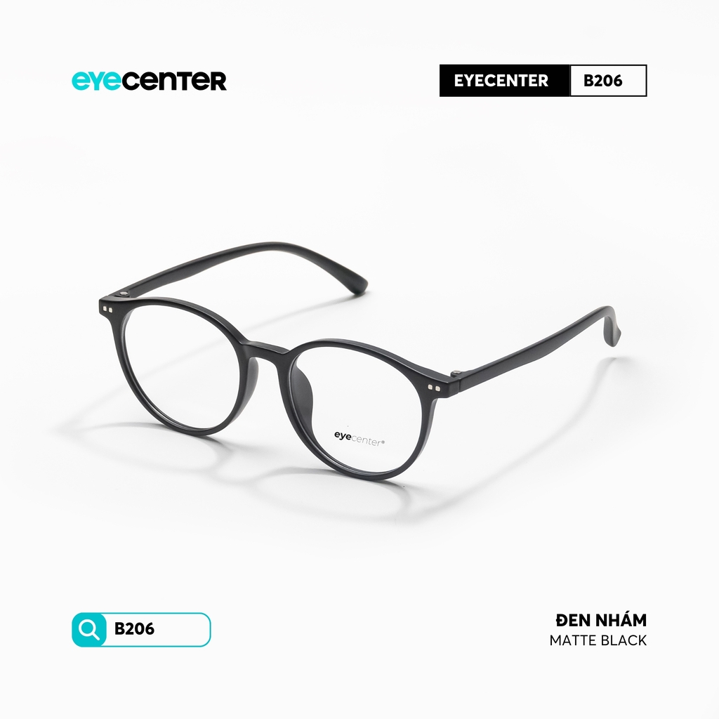 [B206] Gọng kính cận nam nữ chất liệu nhựa siêu nhẹ nhiều màu by Eye Center Vietnam