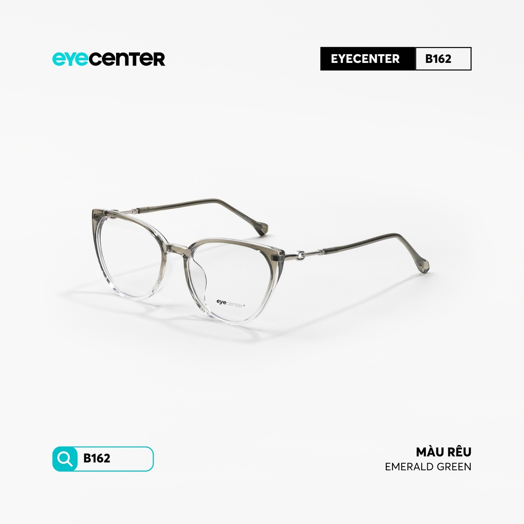 [B162] Gọng kính cận mắt mèo nữ chính hãng STUDIO MUKU chất liệu nhựa phối kim loại by Eye Center Vietnam