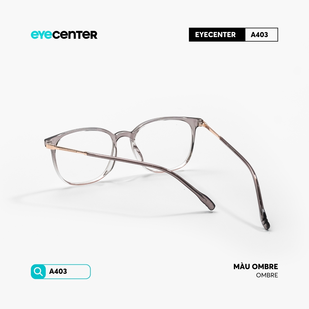 [VA403] Gọng kính cận nam nữ chất liệu nhựa phối kim loại chống gỉ by Eye Center Vietnam
