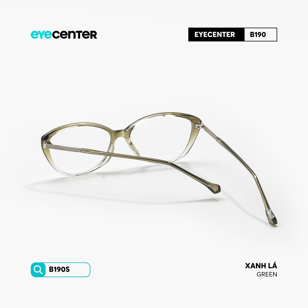 [B190] Gọng kính cận nam nữ chính hãng chất liệu nhựa siêu nhẹ by Eye Center Vietnam