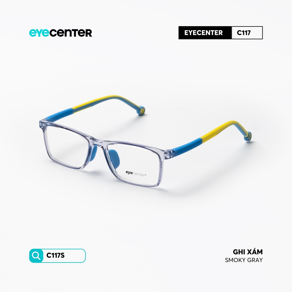 [C117] Gọng kính mắt trẻ em nhựa dẻo chống gãy siêu nhẹ nhiều màu by Eye Center Vietnam
