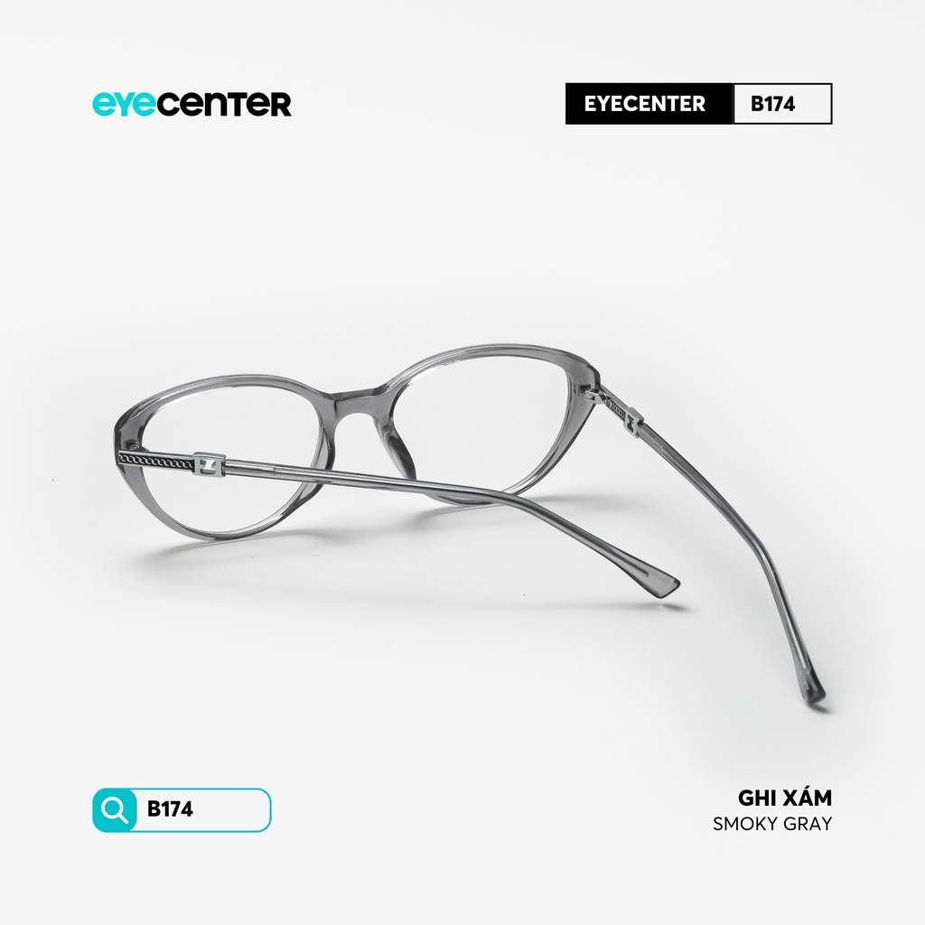[B174] Gọng kính cận mắt mèo nữ chất liệu nhựa phối kim loại chống gỉ by Eye Center Vietnam