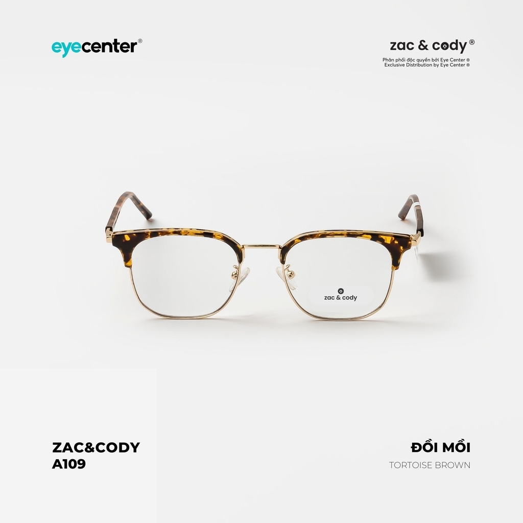 [A109]  Gọng kính cận nam nữ chính hãng ZAC & CODY 2122 by Eye Center Vietnam