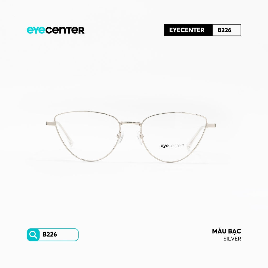 [B226] Gọng kính cận mắt mèo nữ chất liệu kim loại chống gỉ by Eye Center Vietnam