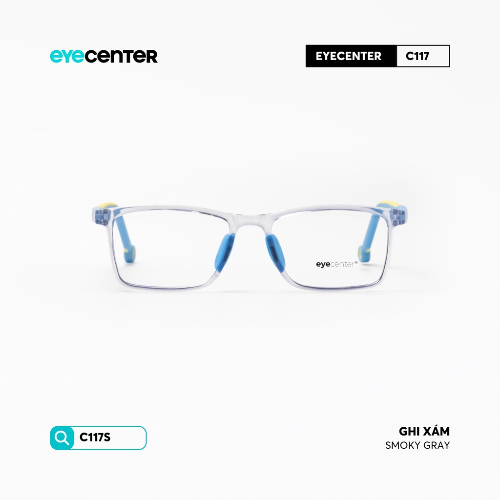 [C117] Gọng kính mắt trẻ em nhựa dẻo chống gãy siêu nhẹ nhiều màu by Eye Center Vietnam
