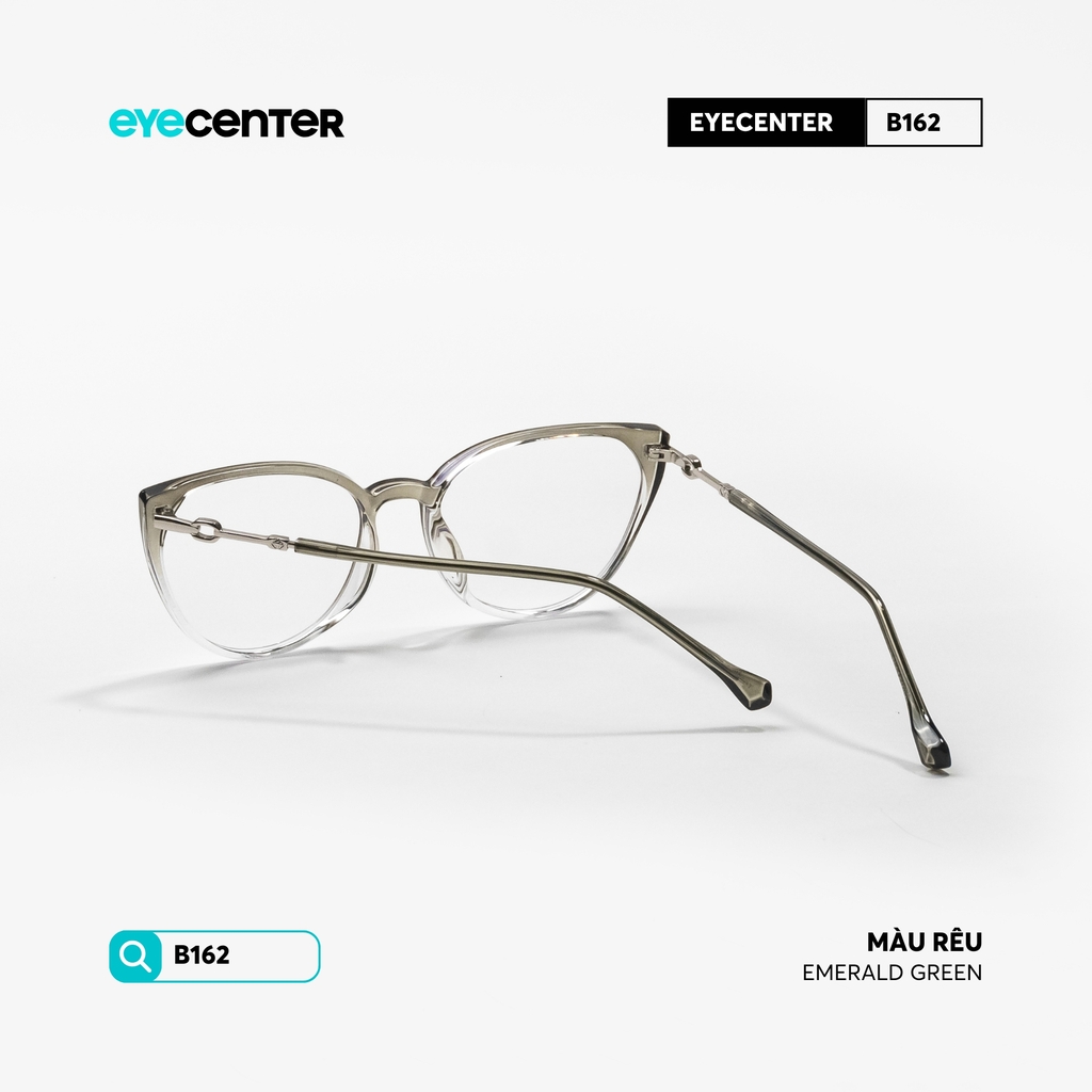 [B162] Gọng kính cận mắt mèo nữ chính hãng STUDIO MUKU chất liệu nhựa phối kim loại by Eye Center Vietnam