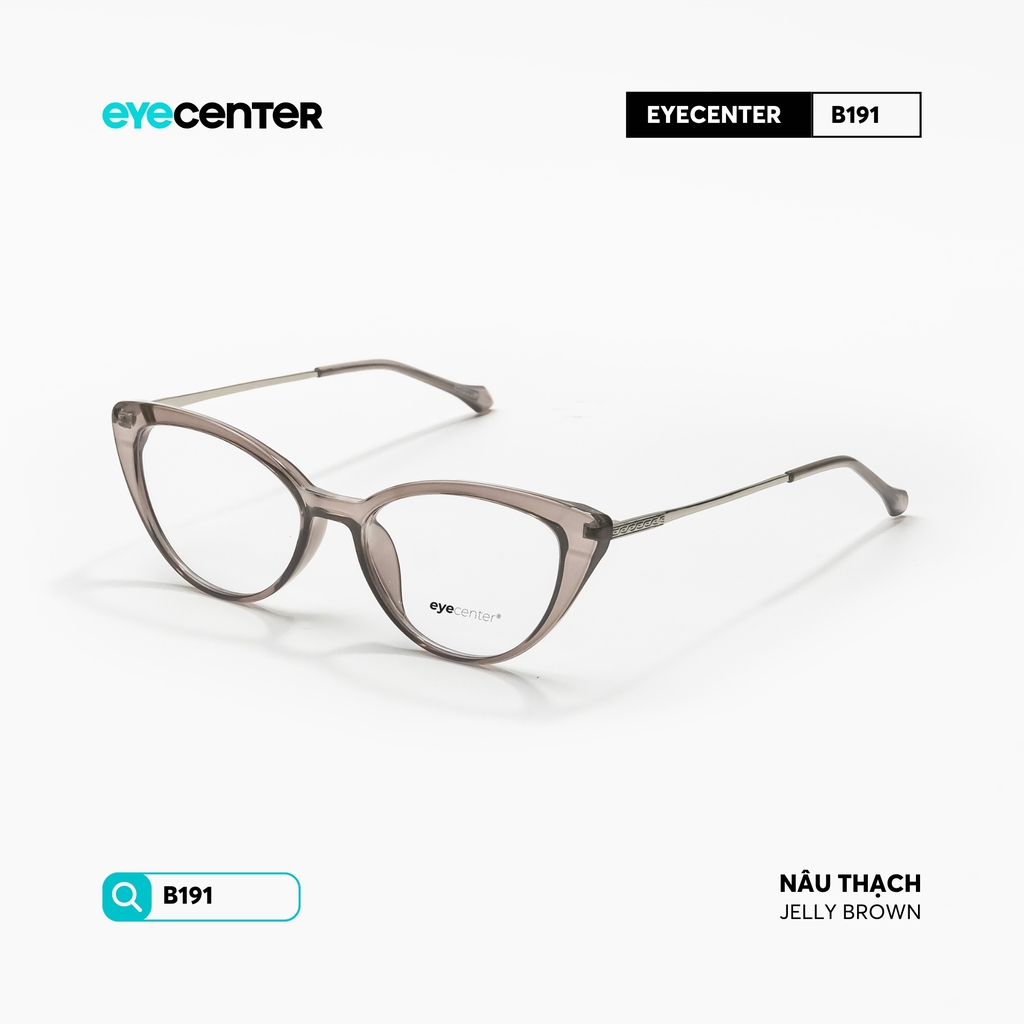 [B191] Gọng kính cận nữ chính hãng EYECENTER nhựa phối kim loại by Eye Center Vietnam