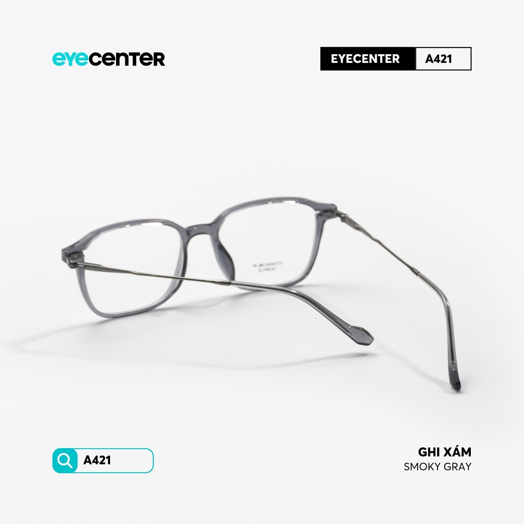 [VA420] Gọng kính cận nam nữ chất liệu nhựa phối Titanium siêu nhẹ chống gỉ by Eye Center Vietnam