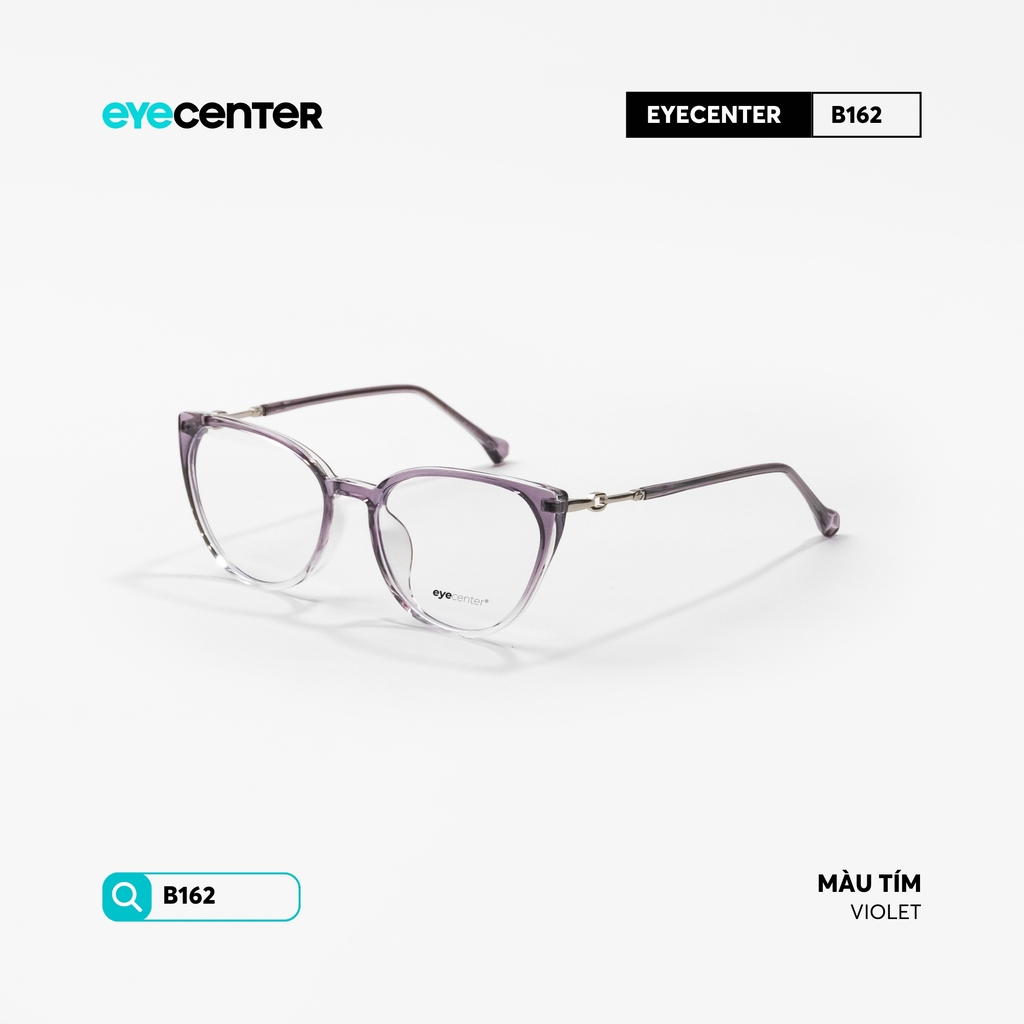[B162] Gọng kính cận mắt mèo nữ chính hãng STUDIO MUKU chất liệu nhựa phối kim loại by Eye Center Vietnam