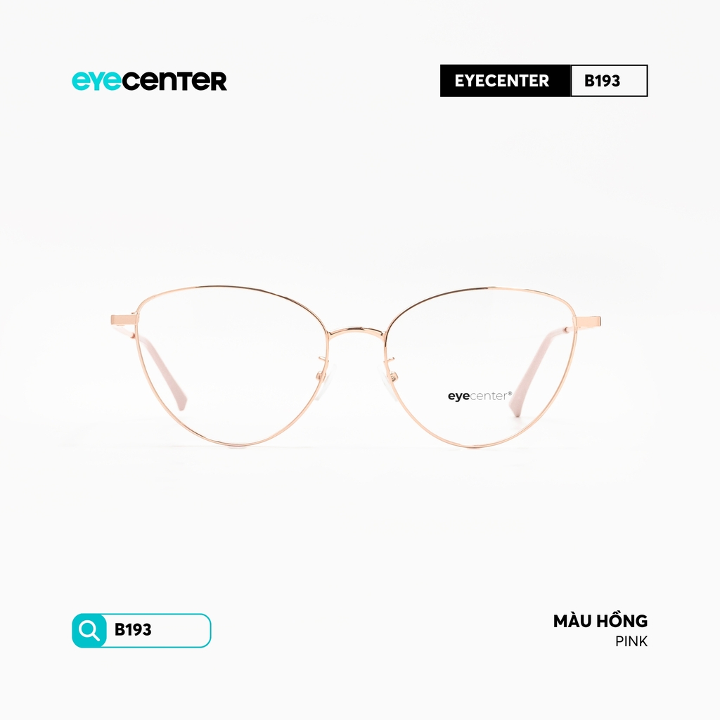 [B193] Gọng kính cận nữ chính hãng STUDIO MUKU kim loại chống gỉ by Eye Center Vietnam