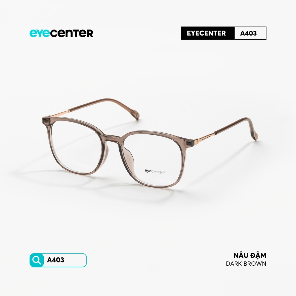 [VA403] Gọng kính cận nam nữ chất liệu nhựa phối kim loại chống gỉ by Eye Center Vietnam