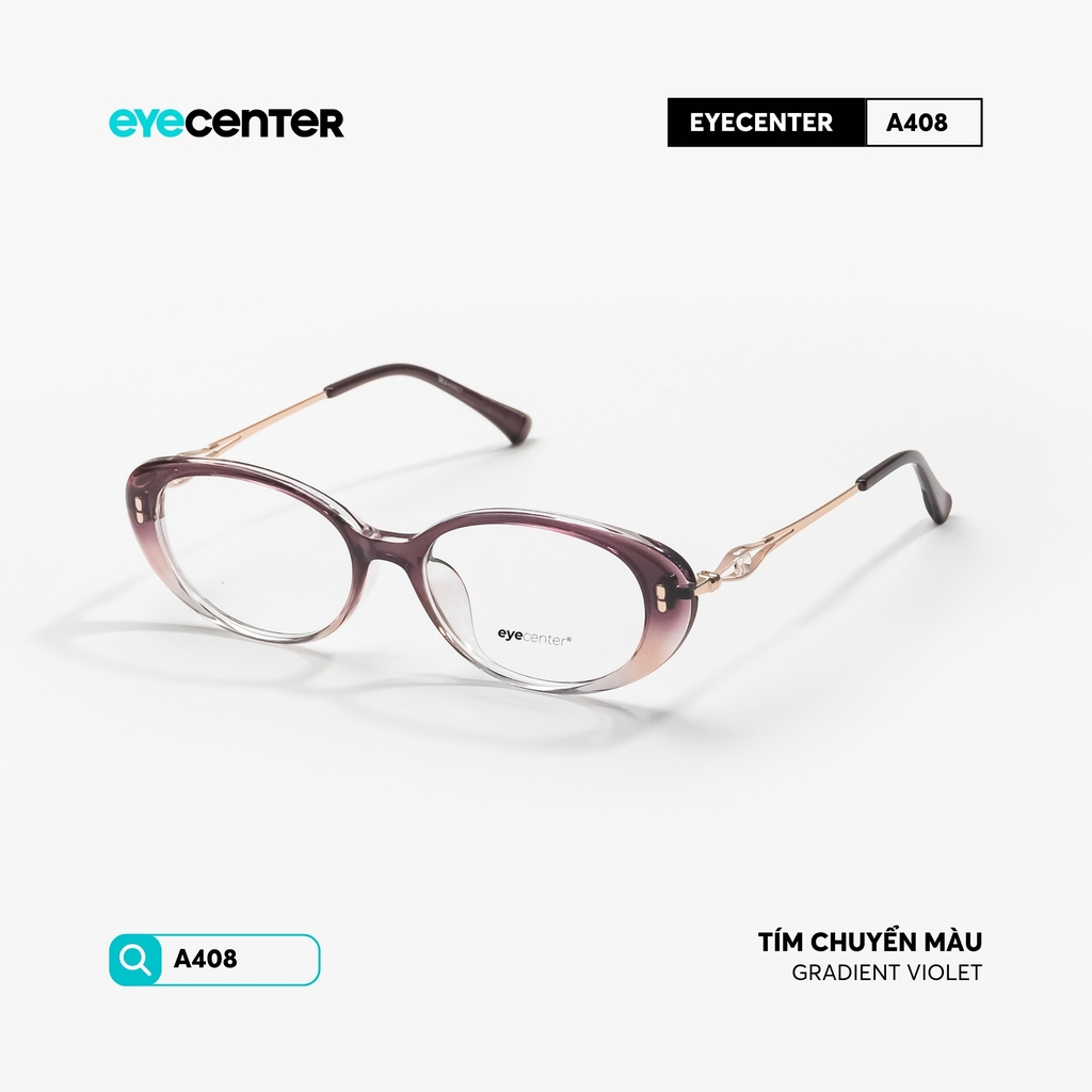[VA408] Gọng kính cận nữ chất liệu nhựa phối kim  loại by Eye Center Vietnam
