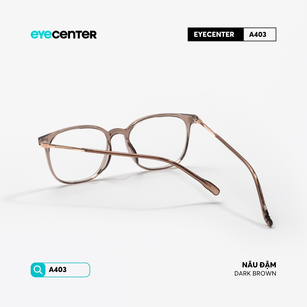 [VA403] Gọng kính cận nam nữ chất liệu nhựa phối kim loại chống gỉ by Eye Center Vietnam