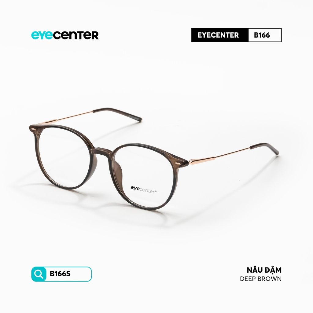 [B166] Gọng kính cận nữ chính hãng STUDIO MUKU nhựa phối kim loại by Eye Center Vietnam