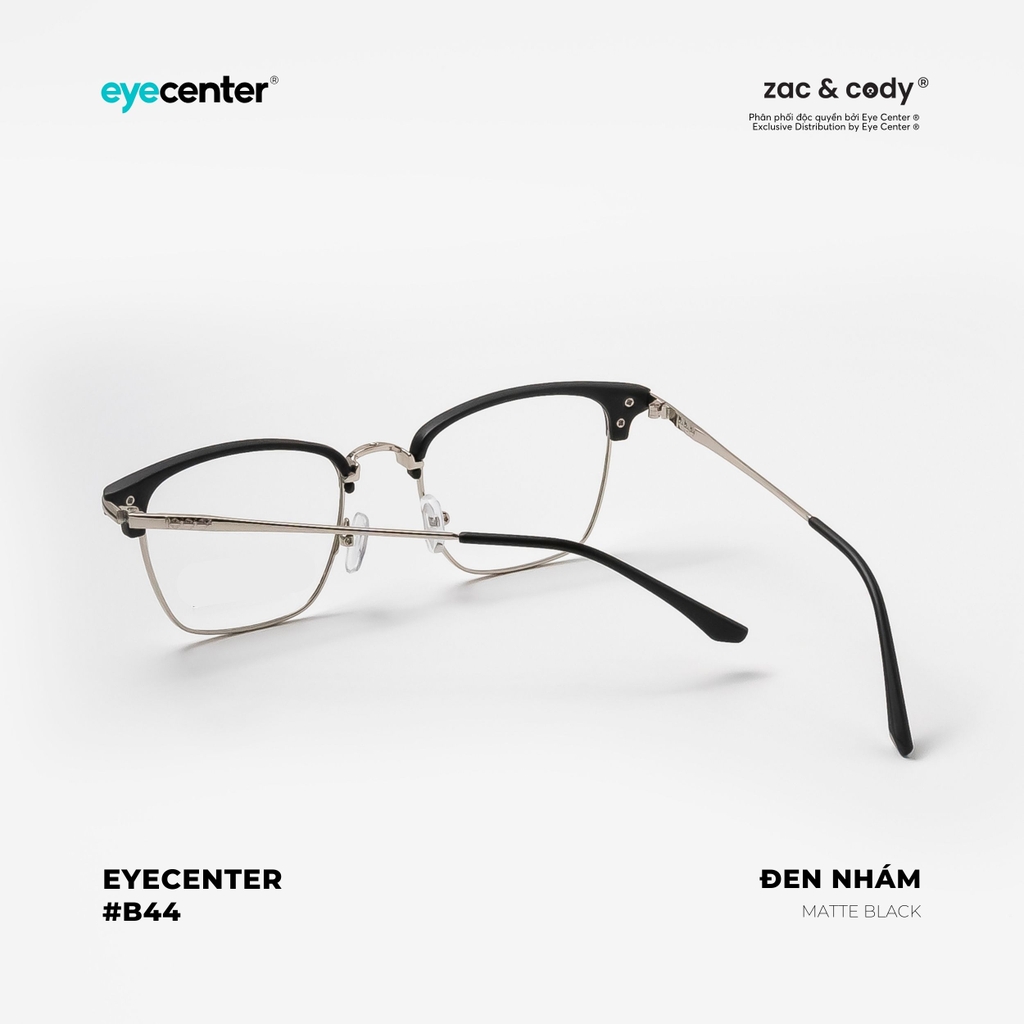 [B44][9314-8862-9009] Gọng kính chính hãng ZAC & CODY nhựa phối kim loại ZC 9314 by Eye Center Vietnam