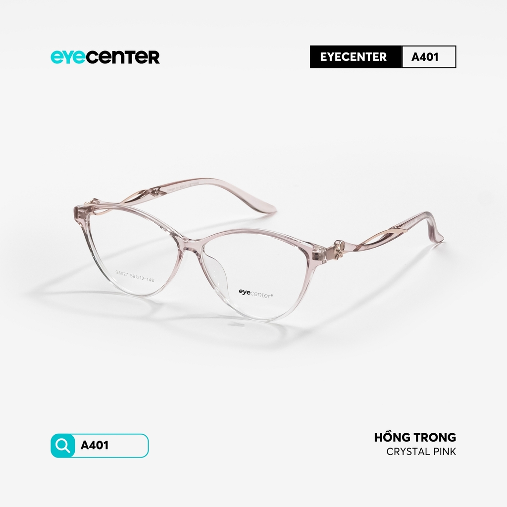 [VA401] Gọng kính cận nữ dáng mắt mèo chất liệu nhựa siêu nhẹ by Eye Center Vietnam