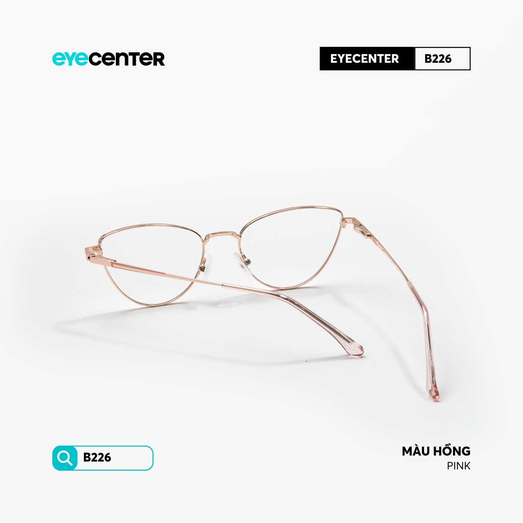 [B226] Gọng kính cận mắt mèo nữ chất liệu kim loại chống gỉ by Eye Center Vietnam