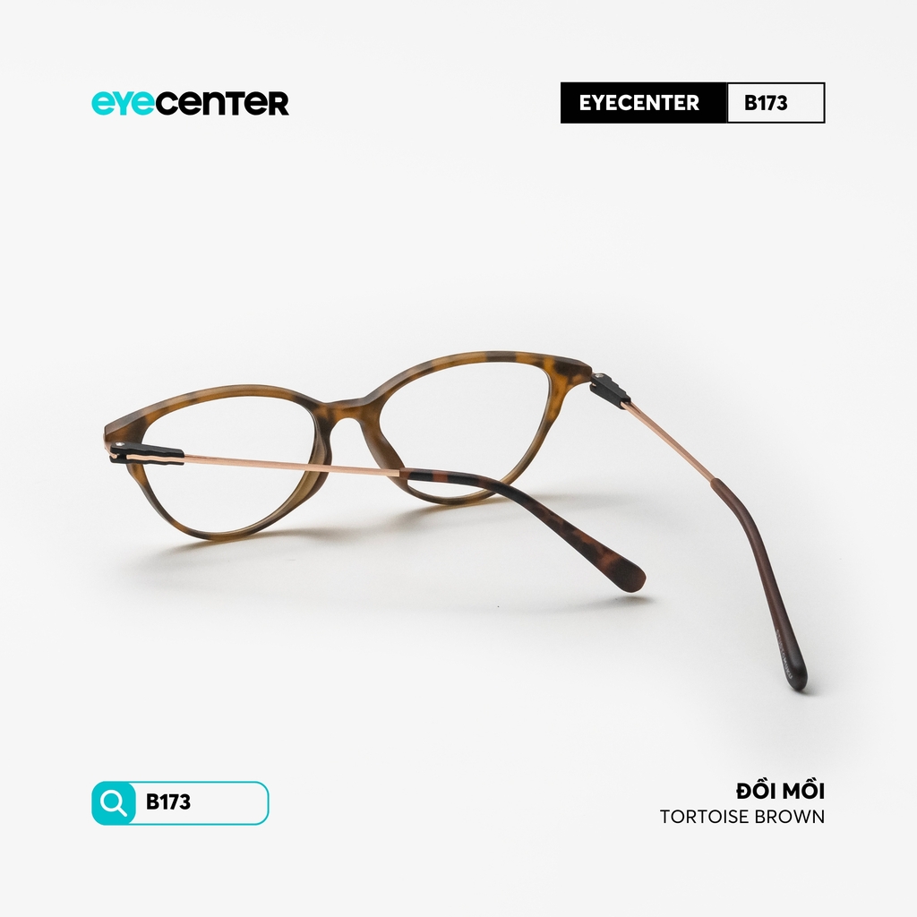 [B173] Gọng kính cận mắt mèo nữ chất liệu nhựa phối kim loại by Eye Center Vietnam